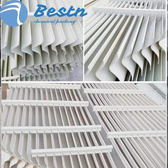 PP Rpp Plastic Demister Vane Type Demister/Mist Eliminator Also Known as Baffled Type Mist Eliminator/Demister